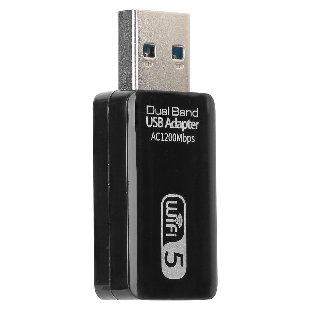 Dual Band USB Adapter WIFI5 AC1200Mbps 2.4GHz 5.8GHz Wireless Network Card USB3.0 Interface