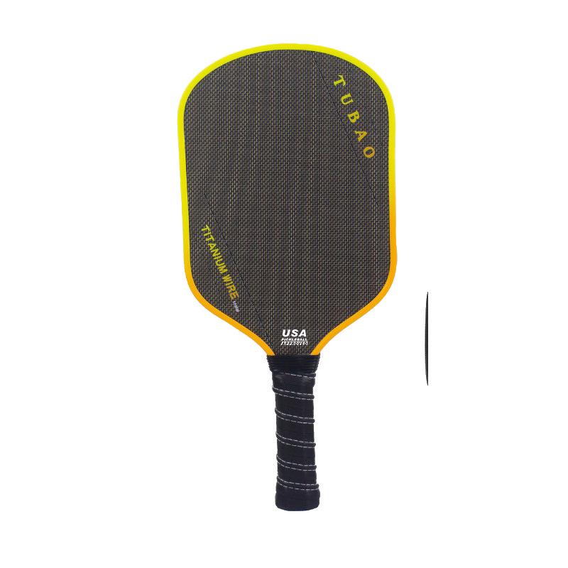 Titanium Gold Pickleball Paddle with Fifth-Gen Core and Gold Thread Technology - Tubao Hot Press Sports Equipment