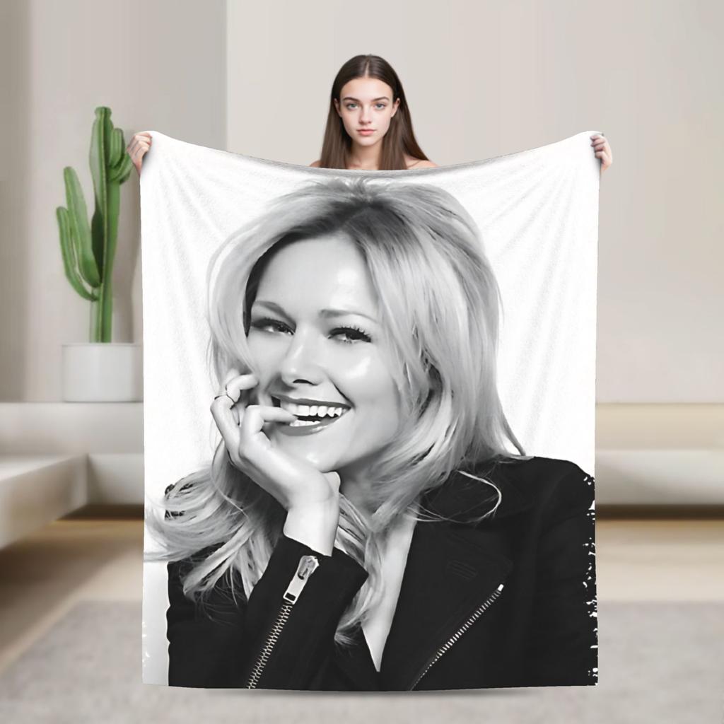 Helene Fischer Deutsche Sängerin Plüschdecke Kinder Flanell Überwurfdecke Für Wohnzimmer Super Weich Design Qualität Tagesdecke