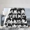 Bungo Stray Dogs Dazai Plush Flannel Throw Blanket Super Warm Couch Chair Bedspread Perfect Gift Idea for Boys and Girls