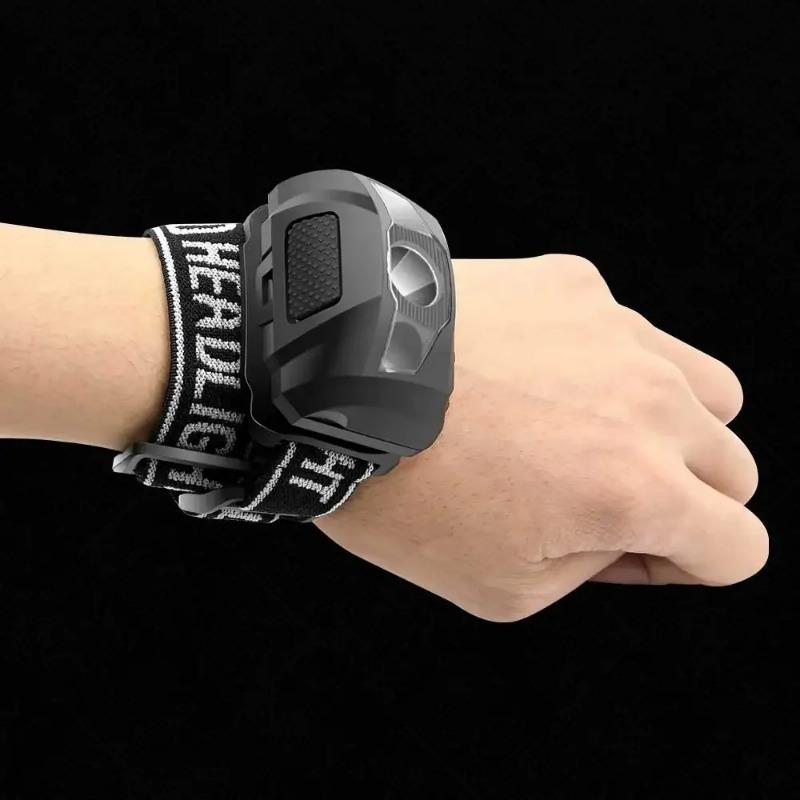 3W Powerfull Mini Headlamp White Red Light LED Headlight 4-Mode Waterproof Head Torch Camping Hunting Flashlight AAA Battery