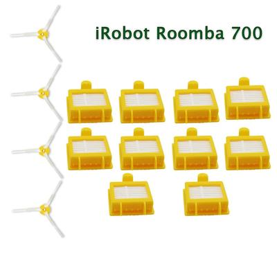 14 Teile/los für iRobot Roomba 700 760 770 780 Serie Staubsauger Teile Seite Pinsel Borsten Flexible Beater Pinsel Hepa-filter