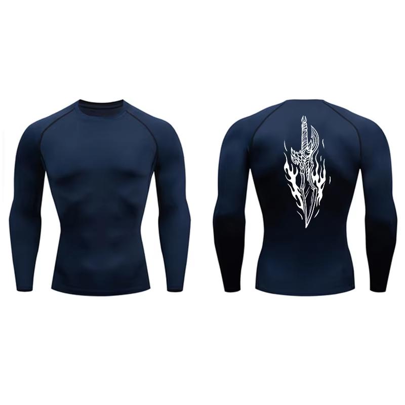 

Men s Quick Dry Compression Shirt Breathable | Outdoor Workout Training Jogging Short Sleeve Top RL000719 XXXL