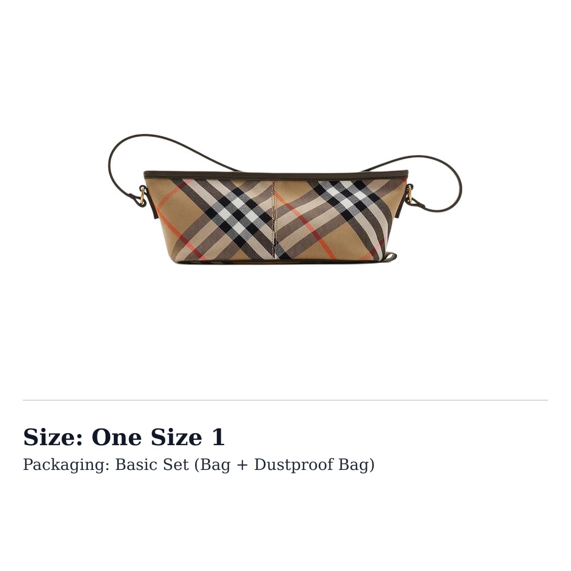 Burberry Cotton With Lambskin Detail Handbag