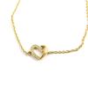 Les Trésors De Lily [M6235] - Gold Plated Bracelet 'Love' White Gold - 10x10 Mm