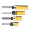 4Pcs Milling Cutter 14 Handle Shock Resistance High Toughness Positioning Accuracy Cutting Tools