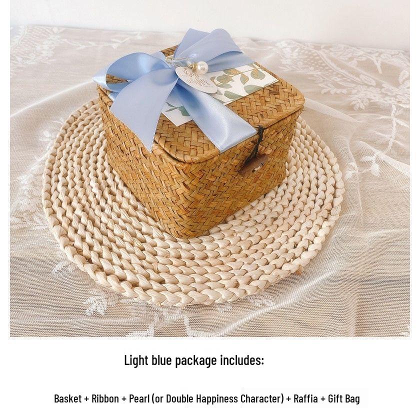 Creative Rattan Woven Wedding & Bridesmaid Souvenir Gift Box