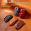 Premium Genuine Leather Key Case for BMW X5, X1, X3, X7, and 5 Series (530, 525li) Blade, 3 Series (330, 325li)
