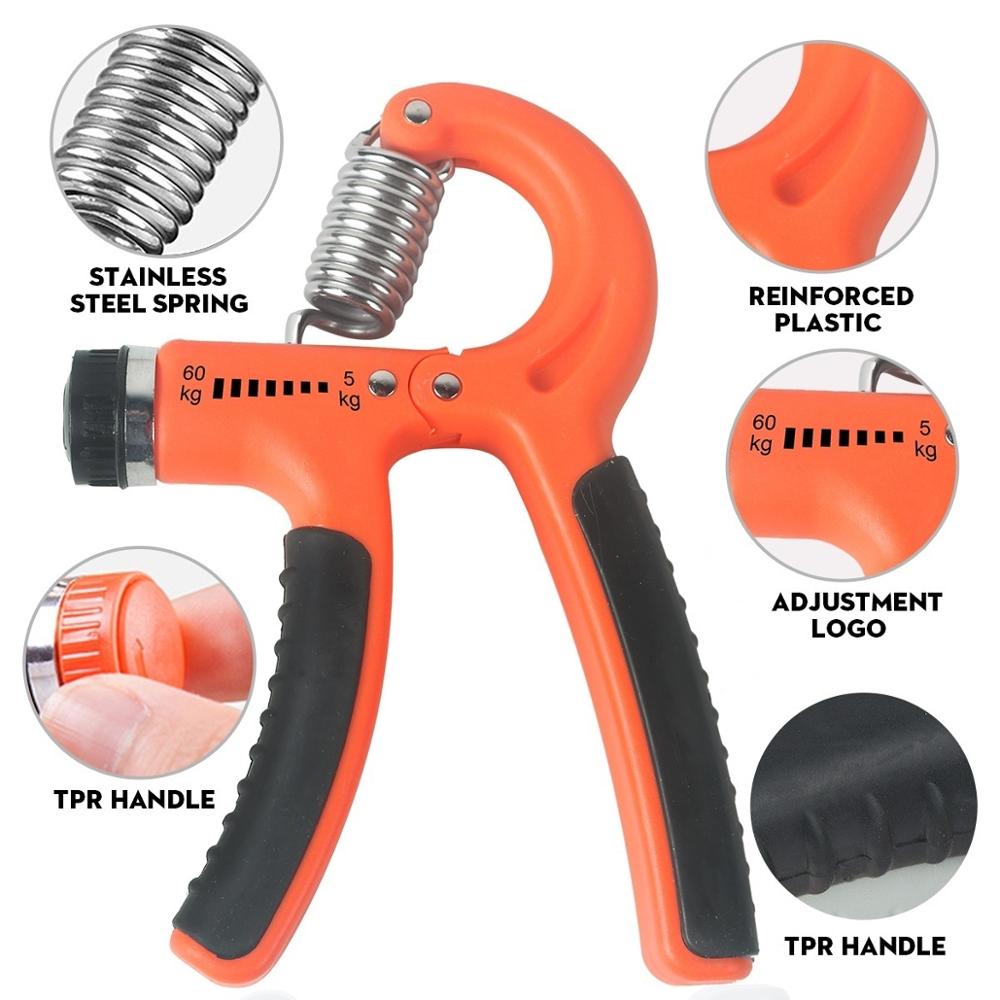 5-60Kg Adjustable Gym Fitness Hand Grips Men's Heavy Finger Exerciser for Muscle Recovery Trainer