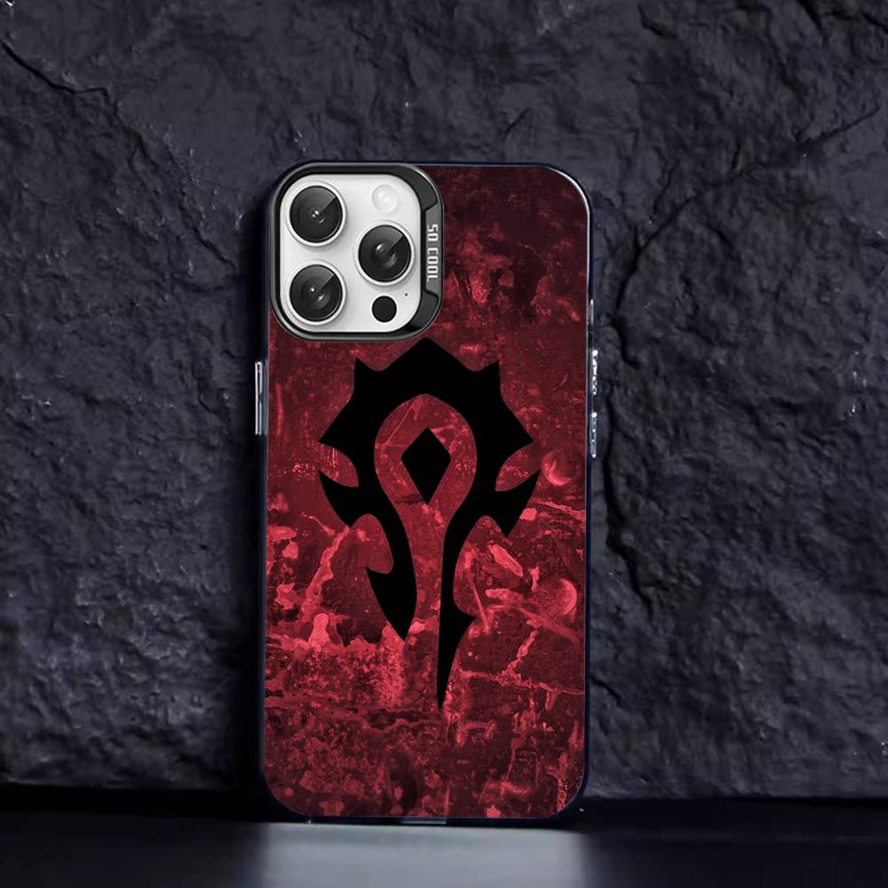 Game World Of Warcraft Phone Case For IPhone 17 16 15 14 13 12 11 Pro Max Plus Pro Colorful Shell