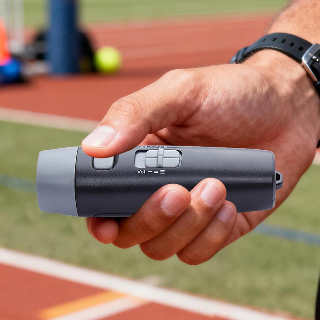 Electric Whistle 3 Sound Effects Adjustable Whistle Handheld Whistle with Cord for Football Basketball Volleyball Hockey