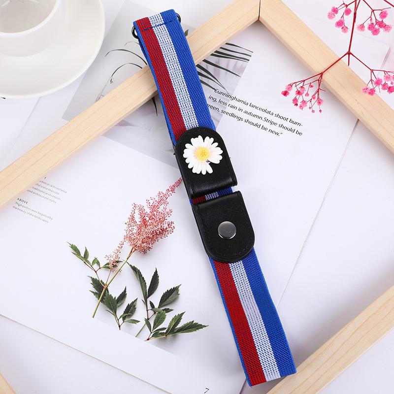 Buckle-Free Belt Ladies Decoration Lazy Belt Casual Elastic Elastic Jeans Belt Han