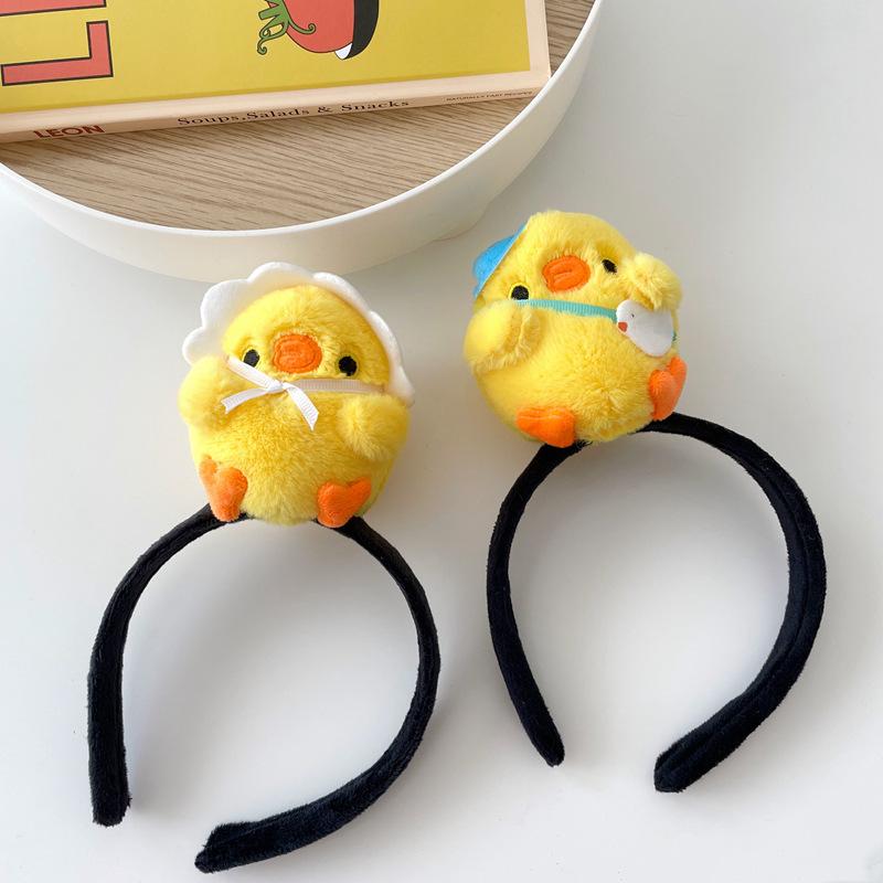 Adorable Chick Plush Headband for Kids and Adults - Perfect for Photos and Performances
