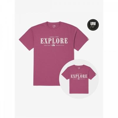 North Face Explore Koszulka z krótkim rękawem z okrągłym dekoltem Nt7uq06n Rop