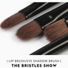 10pcs/Set Makeup Brush Beauty Makeup Tools For Double-headed Eye Shadow Brush Black Pole Eyelashes Cosmetic Tool 