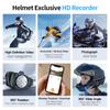 2024 Newest Motorcycle Helmets Bluetooth Headsets 1080P HD Camera Recorder TF Card As Gift Waterproof Moto Headphone