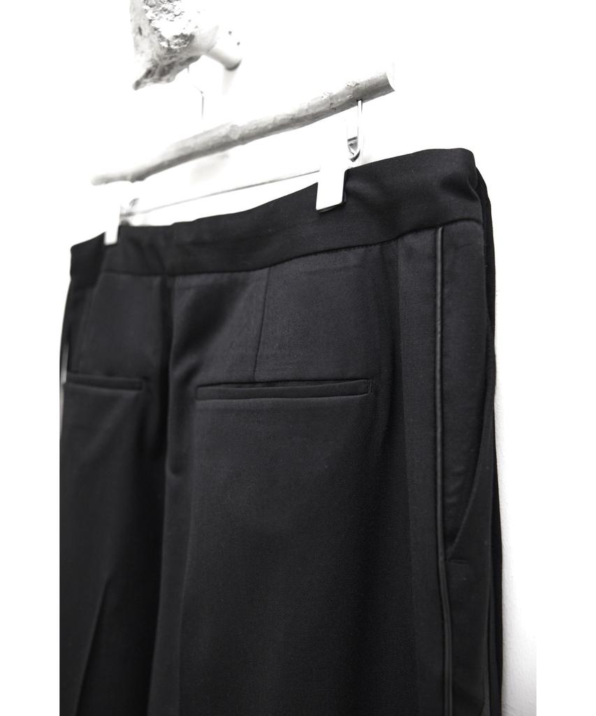 YOUTH String Wide Pants - Black