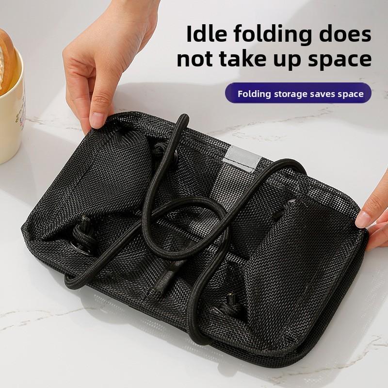 Travel Storage Organizer With Mesh Drainage For Cosmetics And Toiletries