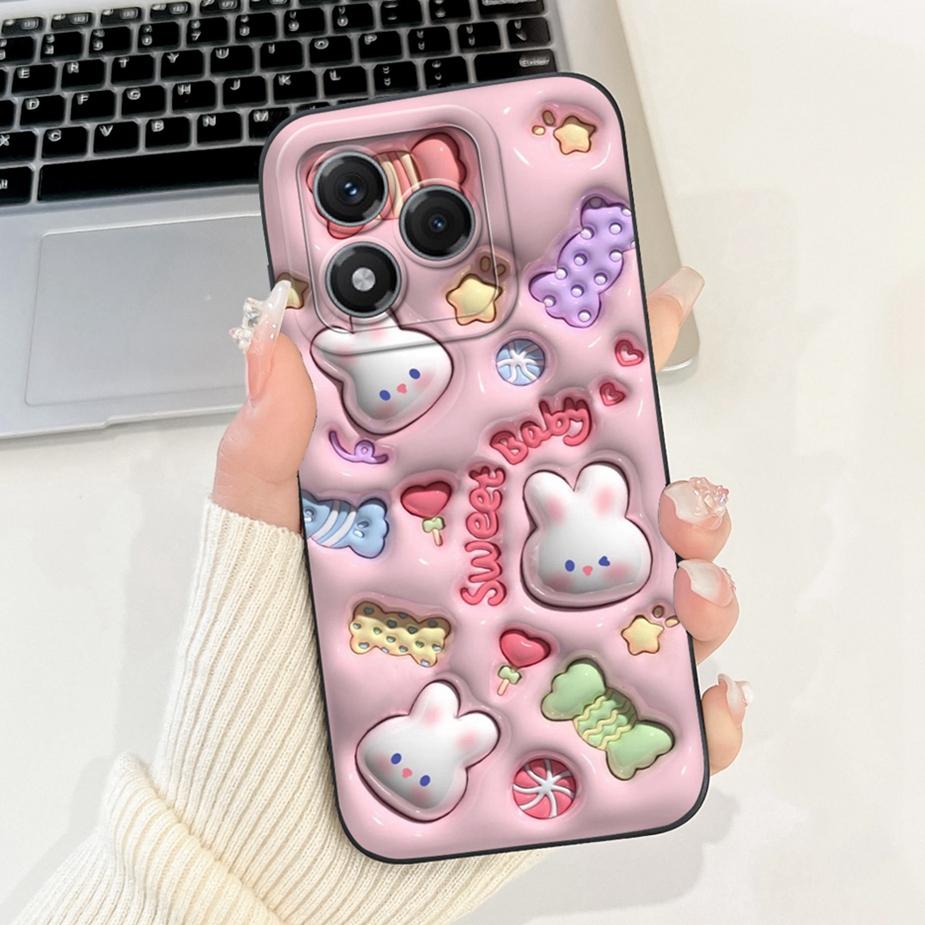 For Honor 400 Pro Case Honor400 Lite ABR-NX1 Cute Panda Cartoon Cover Soft TPU Phone Case For Honor 400 Lite Honor400 Pro Fundas