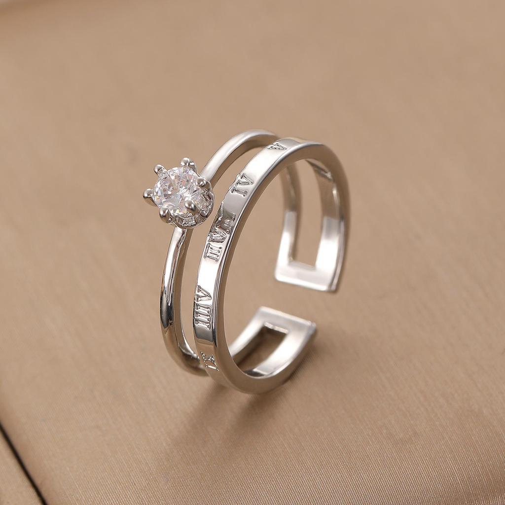 High-End Cross-Border Fashion Bow Ring for Women - European & American Style Open Index Finger Accessory