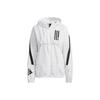 W.N.D. Plaid Casual Sports Hooded Jacket Women Jacket White GJ7725