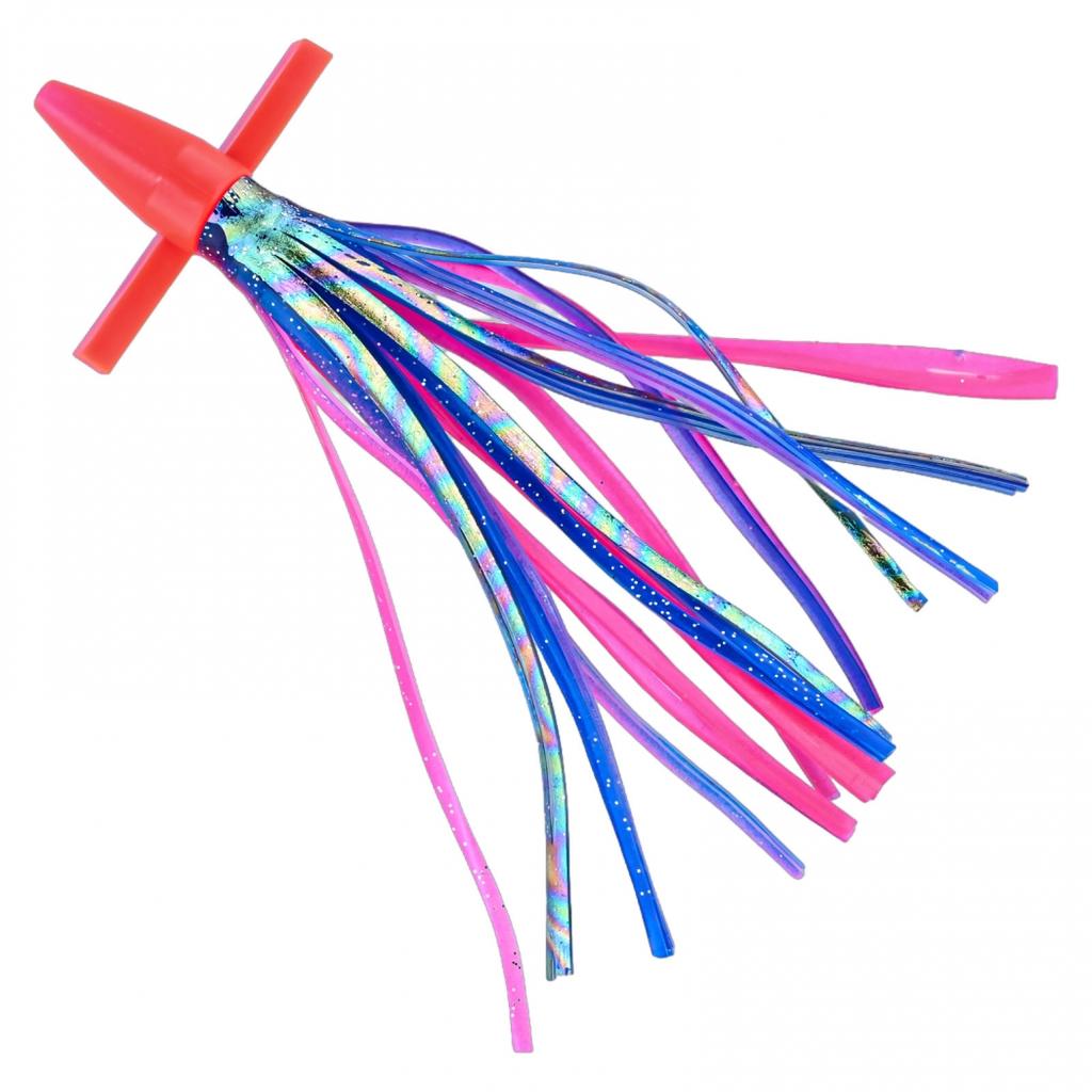 Soft Sea Head Teaser Bait Trolling Lure Double Skirted Double Skirted