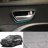 For Hyundai Santa Fe 2013-2018 ABS Chrome Inner Door Handle Lock Frame Trim 4PCS
