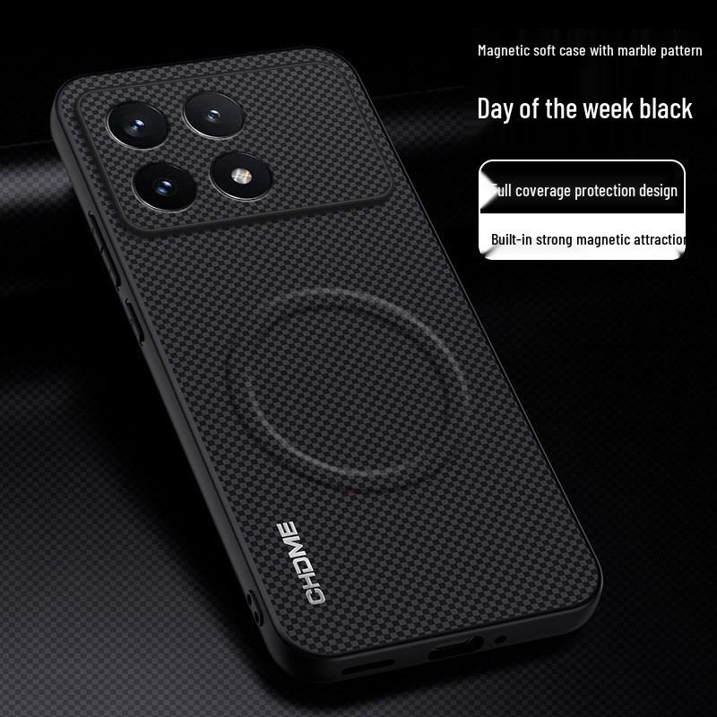 Redmi K70/K70Pro Full Coverage Drop-Proof Magnetic Phone Case - High-End, Stylish, Simple Design with Textured Finish