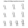 1200 Stück Kleine Selbstschneidende Schrauben Mini Mini Schrauben Set Mikro Schrauben Brillenreparatur