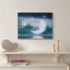 Diamond Painting Landscape Full Round Moon Embroidery Cross Stitch Mosaic Handicraft Decor For Home 30x40cm/12x16inch