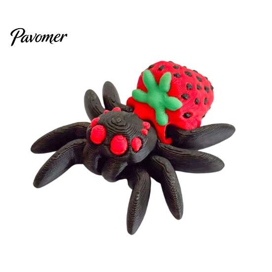 Collectible Spider Toys Halloween Figurine, 3D Printed Articulated Joint with Glow Spooky Home Decorations in Dark Eggs, Decor for Party, Sensory
