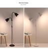 Nordic Modern Double-Head Floor Lamp: Minimalist Luxury for Living Room and Bedroom