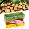 3 stücke Home Office Desktop Holz Sukkulenten Blume Garten Blumentopf Lagerung Box Dekoration