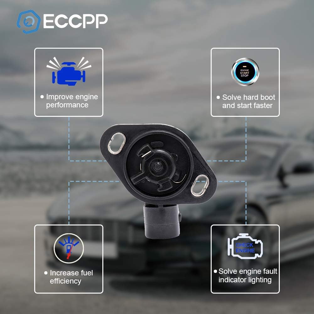 ECCPP Throttle Position Sensor Switch 911-753,Fit for Acura Integra, for Honda Accord Civic del Sol for Honda CR-V, for Honda CRX for Honda