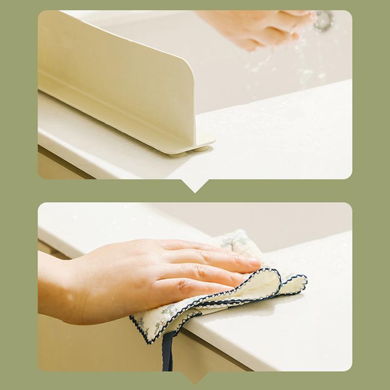 1 ks Silikonová ochrana proti stříkající vodě do dřezu s přísavkou Bariéra proti stříkající vodě pro kuchyňský dřez Vodotěsná zástěna proti stříkající vodě