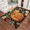 1Pc Animal Flowers Print Rug - Home Decoration Carpet For Living Room Bedroom Flooring Computer Chair Area Rug
