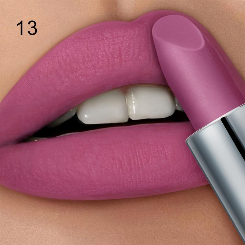 

Матовая роскошная губная помада, водостойкая долговечная глазурь для губ, насыщенные цвета, блеск для губ, высокопигментированный макияж для губ, подарок для женщин 13#