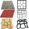 DIY Path Maker Paver Molds Stone Brick Concrete Mold Concrete Walk Garden Path Paving Paver Reusable Patio Molds Paviment