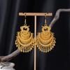 Imitation Miao Silver Minority Totem Phoenix Bell Earrings Jingtai Blue Peacock Earrings Scenic Earrings Earrings