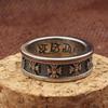Fashionable Cross Army Flower Men's Retro Men's Ring