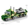 MOC Tank Anti Aircraft Guns Anti-Aircraft Missile Fighter Jets War Military City Vehicle Car Building Blocks Model Bricks Sets