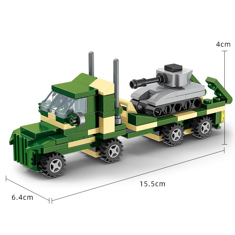 MOC Tank Anti Aircraft Guns Anti-Aircraft Missile Fighter Jets War Military City Vehicle Car Building Blocks Model Bricks Sets