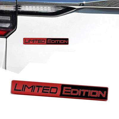 Auto-Styling 3D-Metall-Limited Edition-Logo Auto-Kühlergrill-Emblem Seitenkotflügel Heckkofferraum-Abzeichen-Aufkleber für universelle Auto-Dekoration