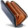 Bridle Leather Genuine Leather Long Bridle Leather Round Zipper Long Genuine Leather Interior and 2 Gracia [Men's Wallet] Wallet, Exterior, Colors,