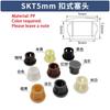 Durchmesser 5mm-60mm SKT Schnallenstecker PP-Kunststoff/Nylon Dekorabdeckung Möbel Diebstahlschutz Türdichtungsabdeckung Rutschfest/LanglebigLeise