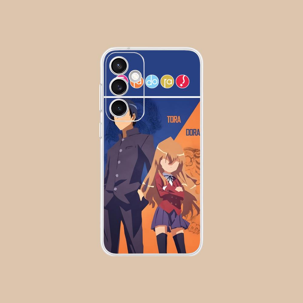 Anime Toradora Mobile Cell Phone Case for Samsung Galaxy S25 S24 S23 S22 S21Plus FE Ultra Clear Colorful Cover Cover Pretty