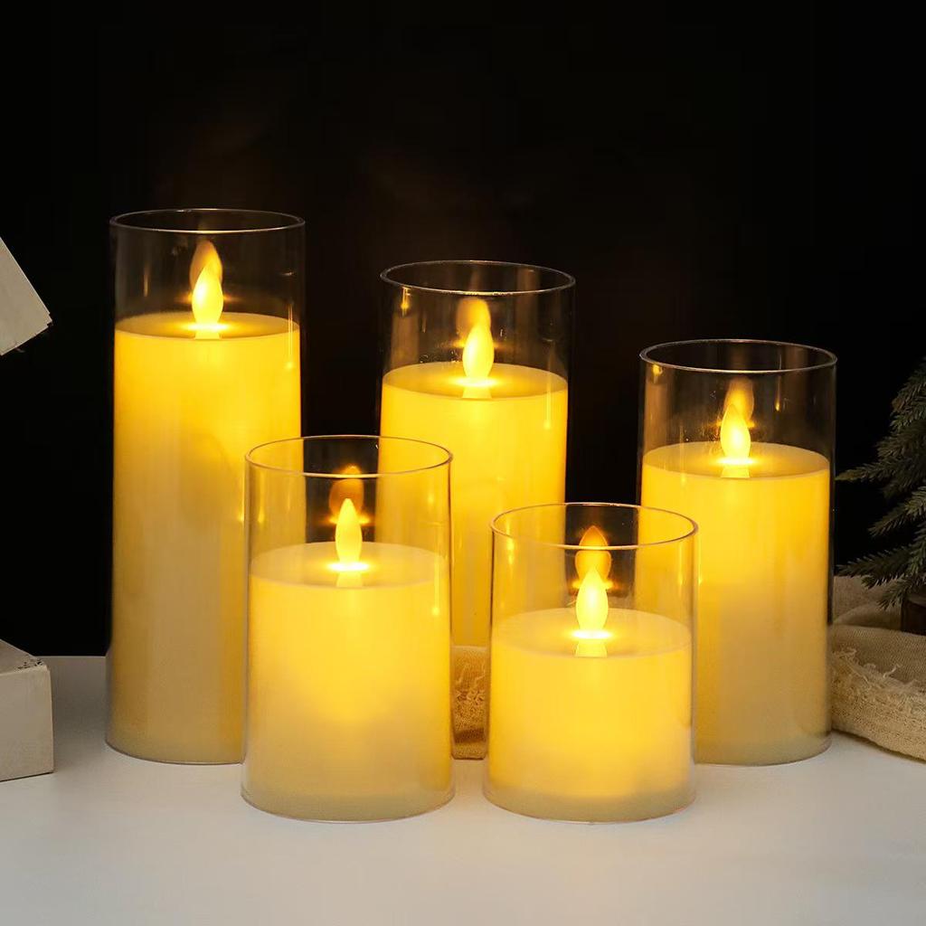 Acrylic LED Candle Light - Creative Wedding Atmosphere Decorations & Photo Props