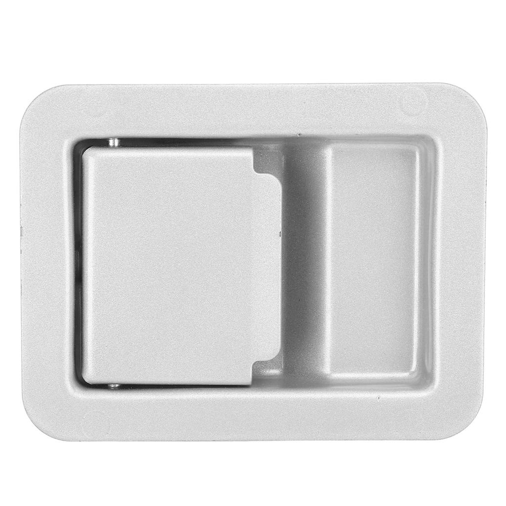 RV Toolbox Handle Latch 140 X 108mm Trailer Camper Truck Built In Door Lock Toolbox Handle Silver