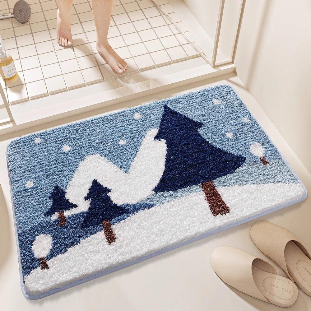 Bathroom Floor Mat Anti Slip Floor Mat Bathroom Entrance Absorbent Carpet Bathroom Entrance Foot Mat