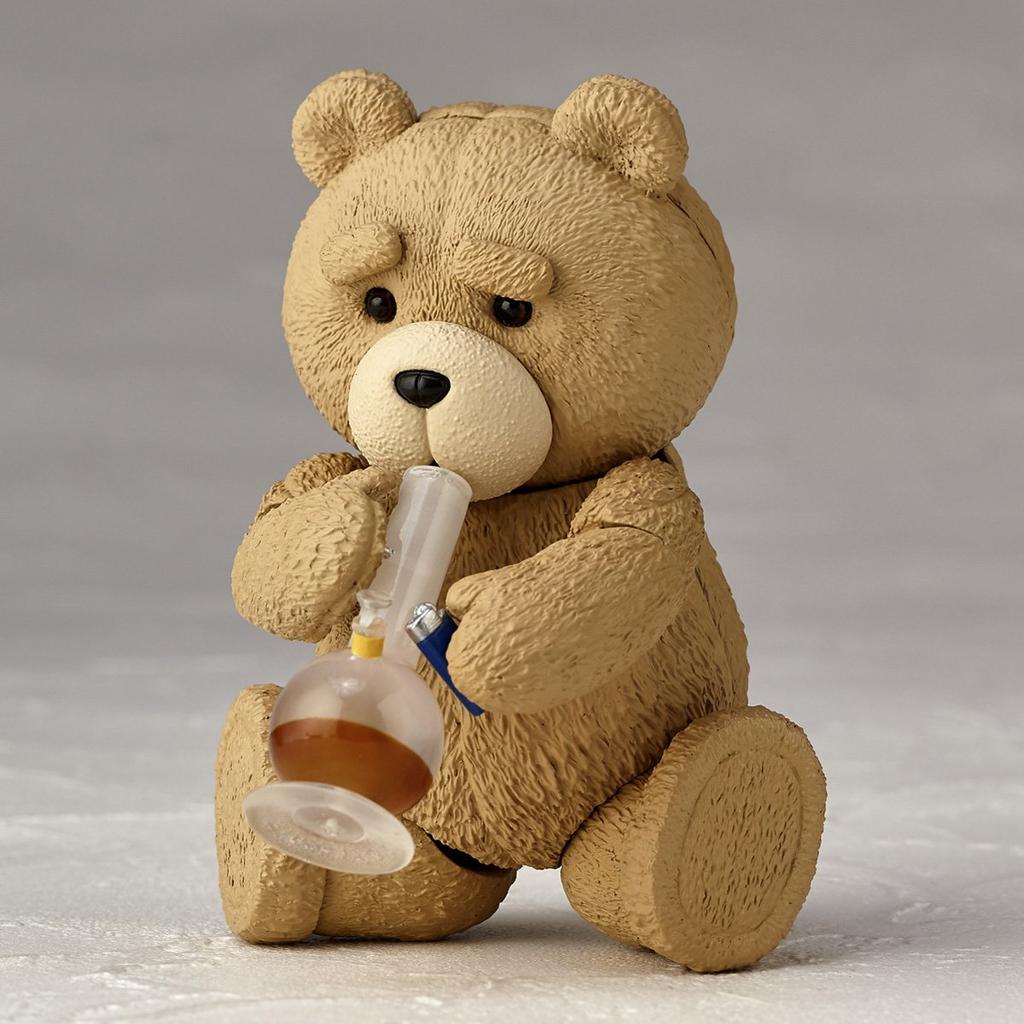 Figure Complex Movie Revoltech TED Ted Approximately 90mm ABS PVC Action Figure & Pre-painted